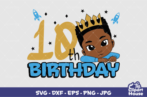 10th Birthday Boy: Strategic Design Assets for Custom Party Branding and Personalized Merchandise