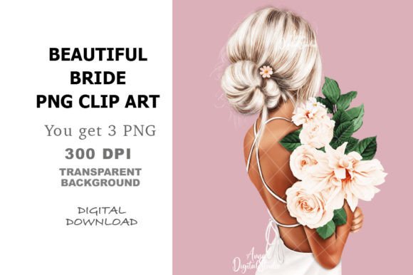Beautiful Bride Clip Art, Fashion Illust: A Practical Evaluation for Digital Creators