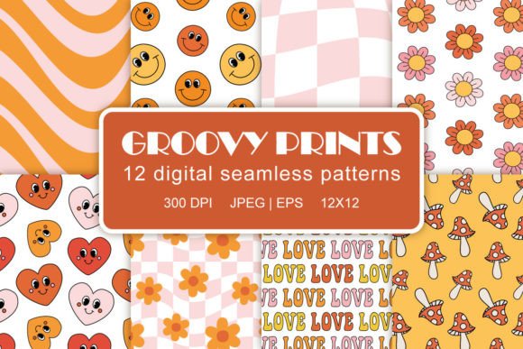 Evaluating Set of Groovy Retro Patterns for Creative Projects