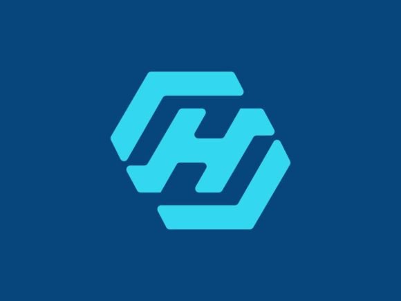 Letter H Abstract Logo Template