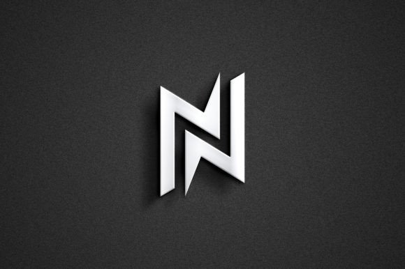 Letter N Logo Design, Minimal N Initial