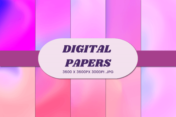 Pastel Liquid Gradient 8 Digital Paper