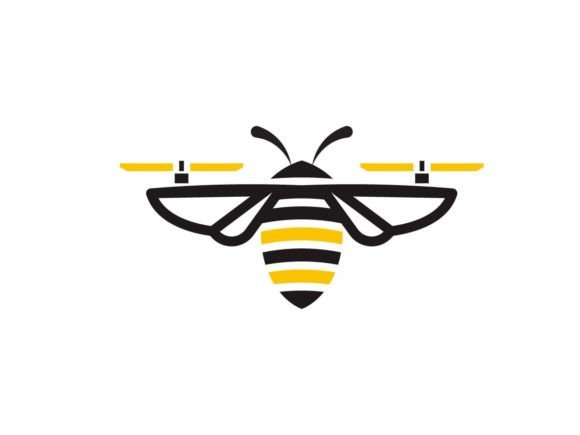 Propeller Bee Logo Template: A Modern Minimalist Solution for Your Brand