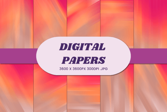 Retro Vintage Abstract 21 Digital Paper